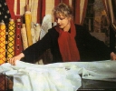 Celia in her shop in the 1980s
